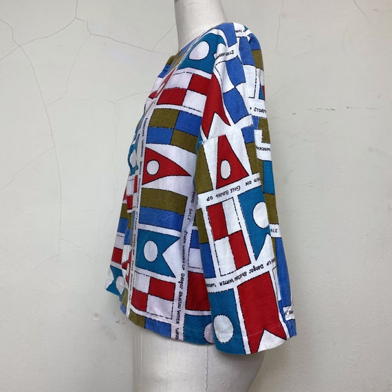 Sz. L 1960's Hurricane Flag Jacket - image 4