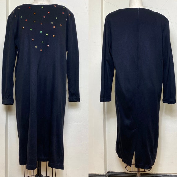 Sz. M 1990's Knit Dress - image 1