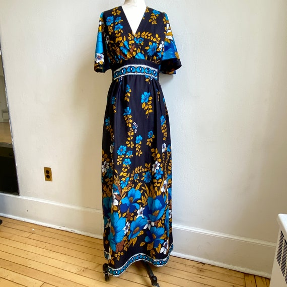 1970's Floral Print Maxi - image 3