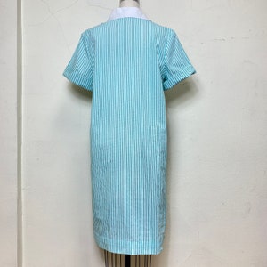 Sz 10 Vintage Zip & Dash Zip Front Dress image 2