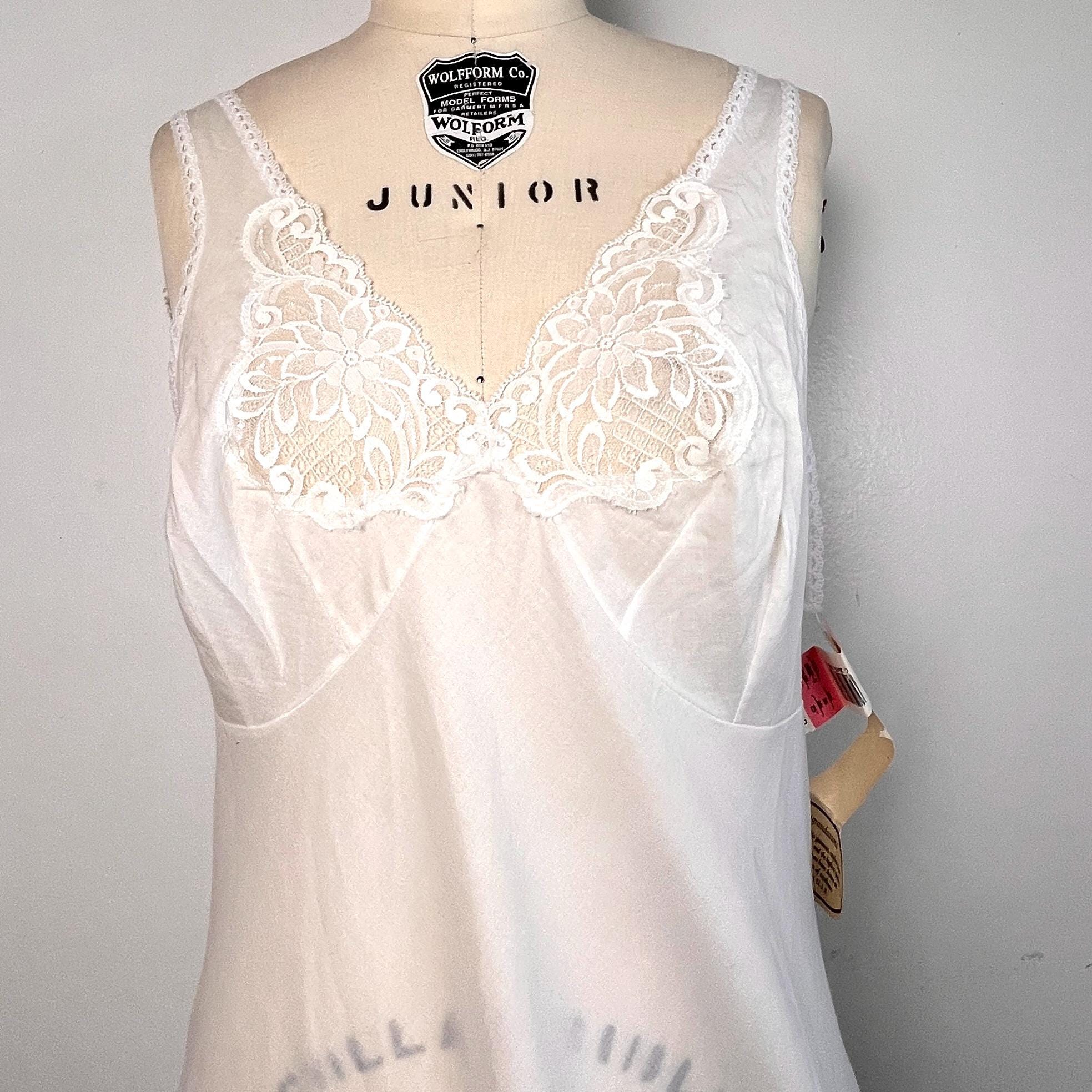 Vintage White Slip - Etsy