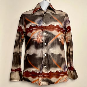 Sz. M 1970&#39;s Disco Shirt &quot;J.C. Penney&quot;