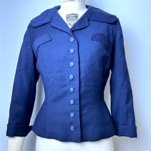 Sz. S 1950&#39;s 40&#39;s Wool Jacket &quot;Milady&#39;s&quot;