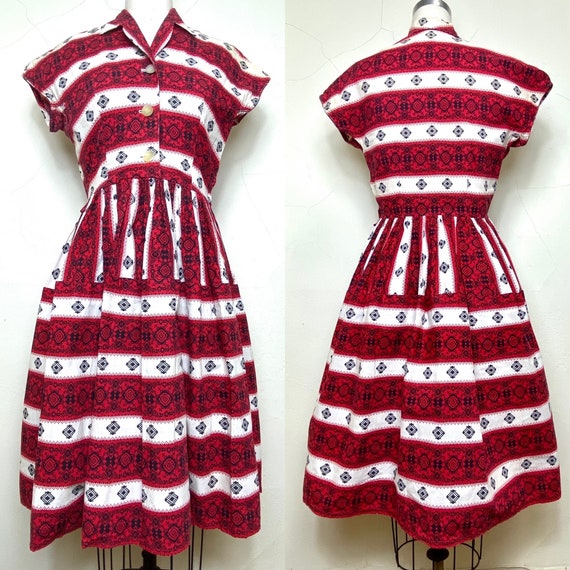 Sz. S 1950's Dress - image 1