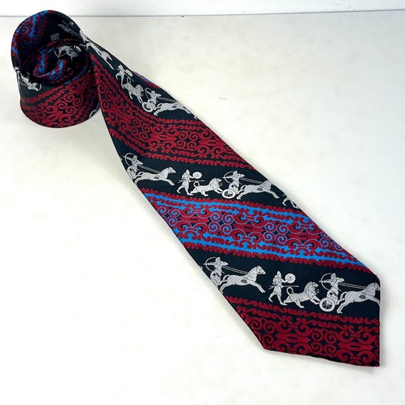 1970's Wide Tie "Gino Pompeii" Made in Italy - image 2