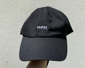 Zaddy Hat Adjustable Dad Hat 