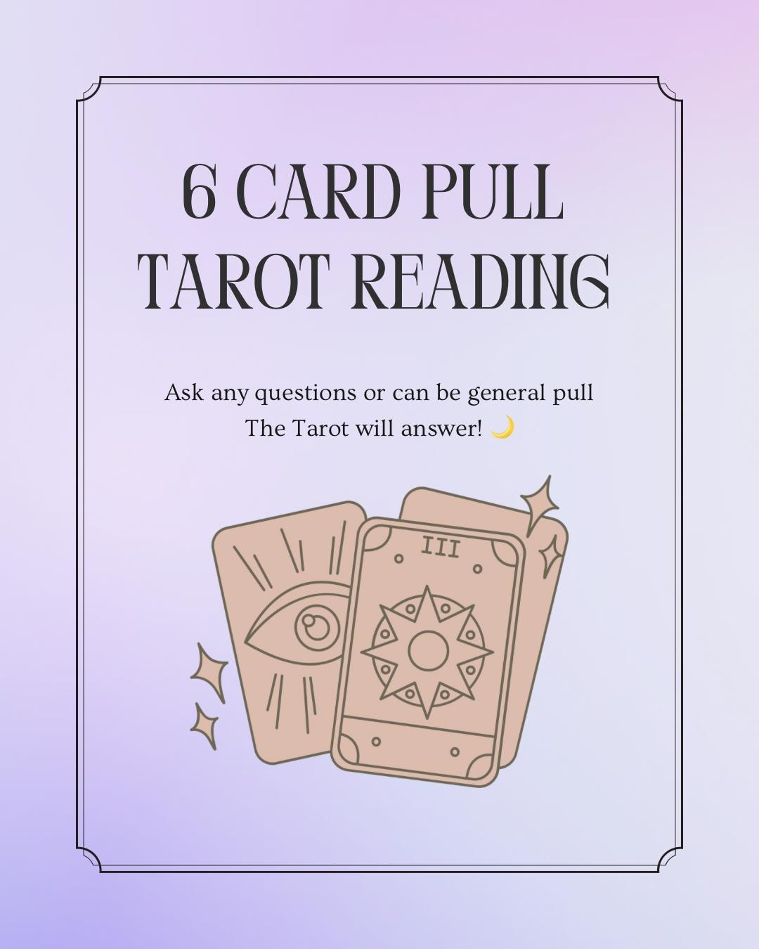 Random Tarot Pull 6 Card Tarot Pull - Etsy
