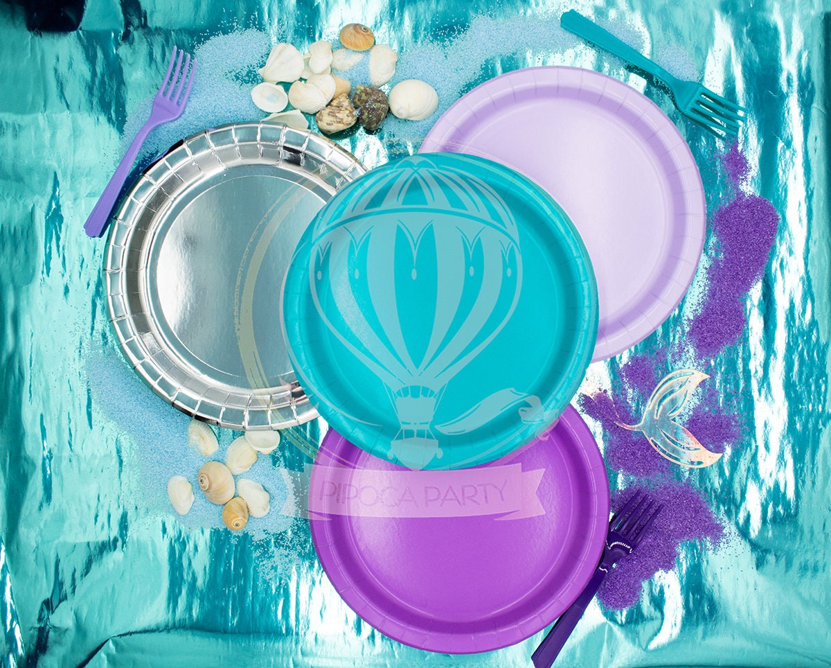 12 Party Plates Baby Shower Under the Sea Party Frozen Etsy UK