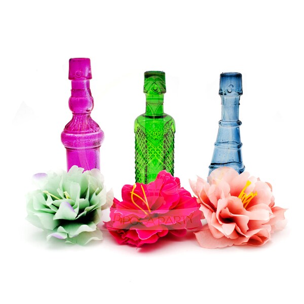 Decorative Glass Bottles Etsy UK