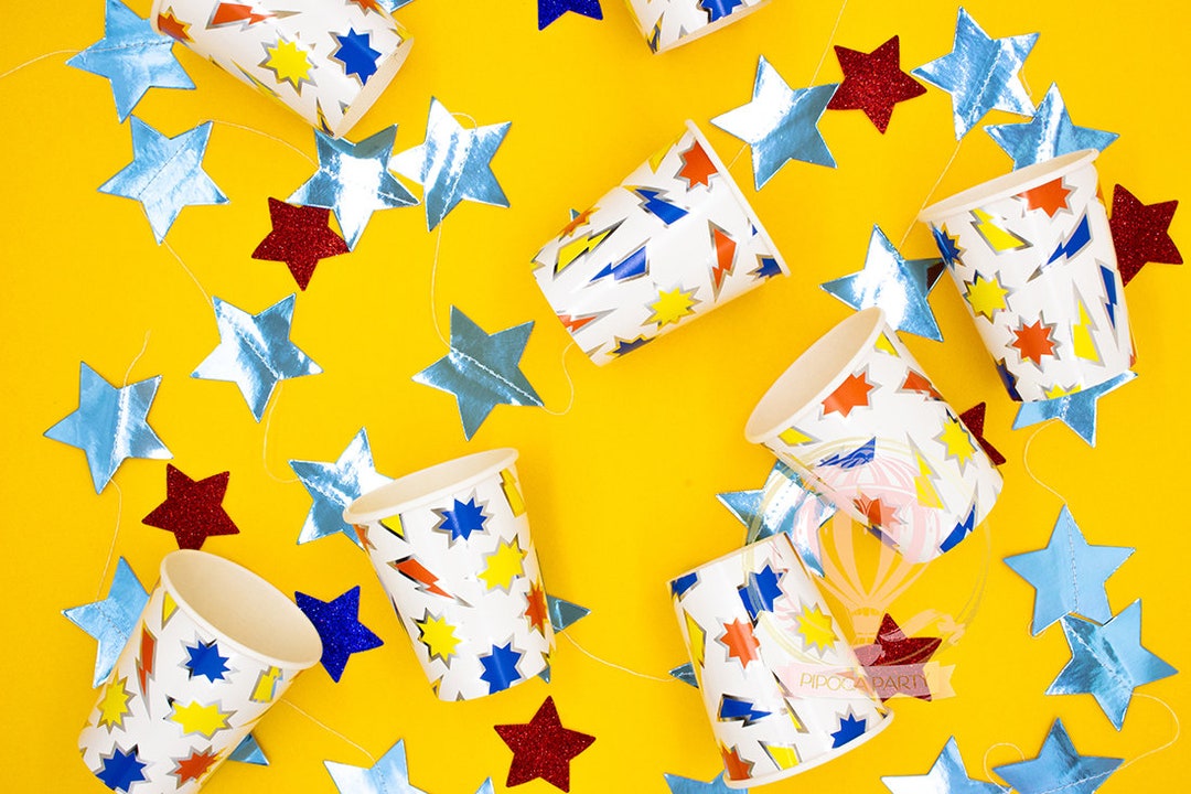 DC Comics LEGO Batman Paper Cups, 266 Ml, 8 Pieces