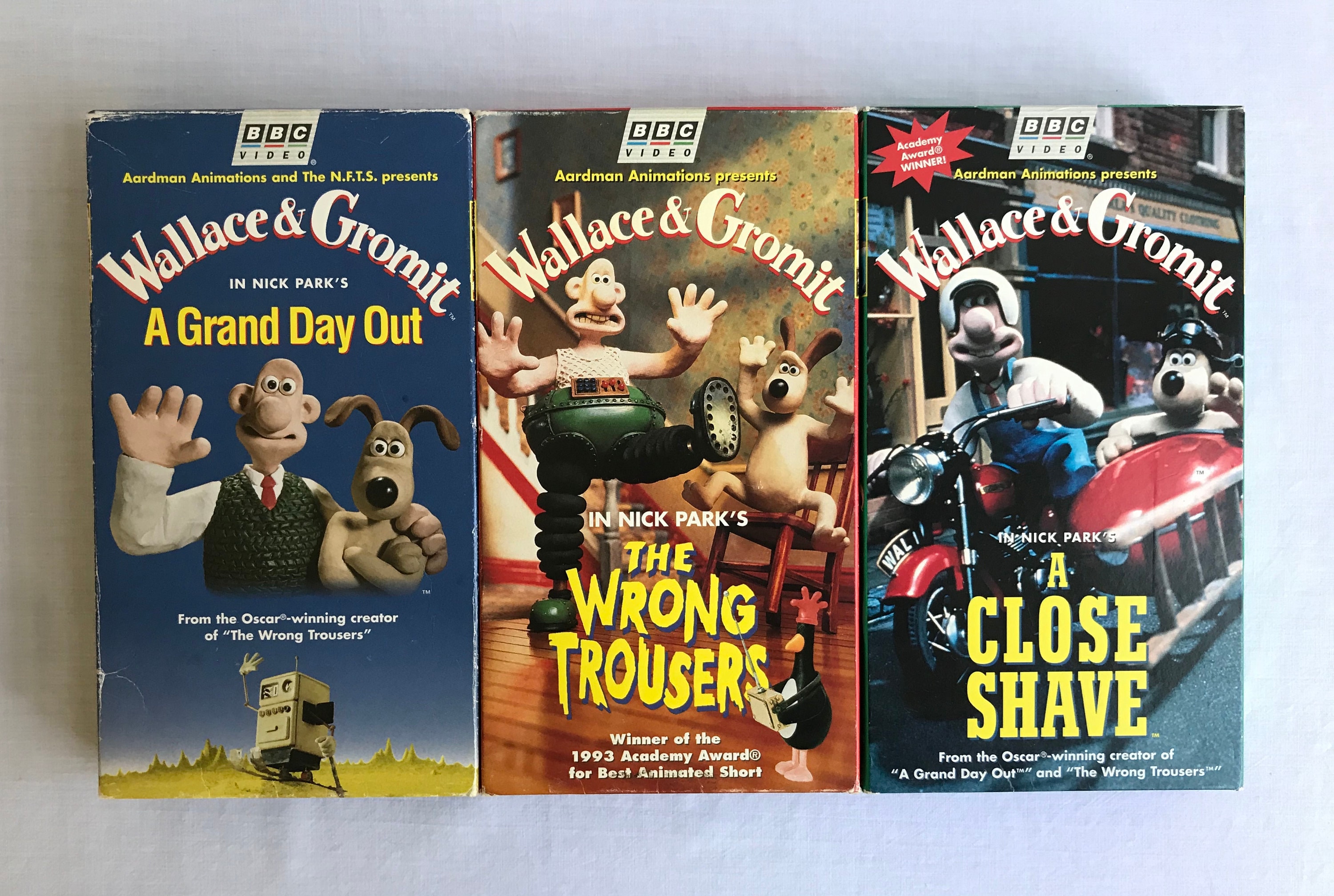 The Incredible Adventures Of Wallace And Gromit Vhs Wallace And Gromit A Grand Day Out Vhs