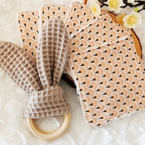 Baby Mundtuch, Abschminkpads, Stoffservietten Baumwolle, Baby Waschlappen, weiche Baby Feuchttücher, Stoffbaby Feuchttücher, Zero Waste Babyparty