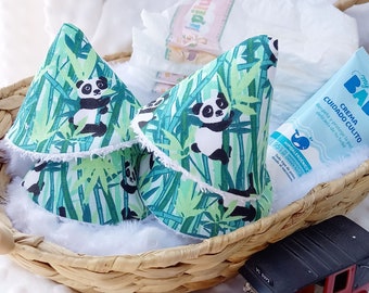 Peepee tipi's voor babyjongen, bamboe babydoekjes, peepee schild, katoenen pee kegel voor pasgeboren jongen, het is een jongen, panda baby shower cadeau voor neefje