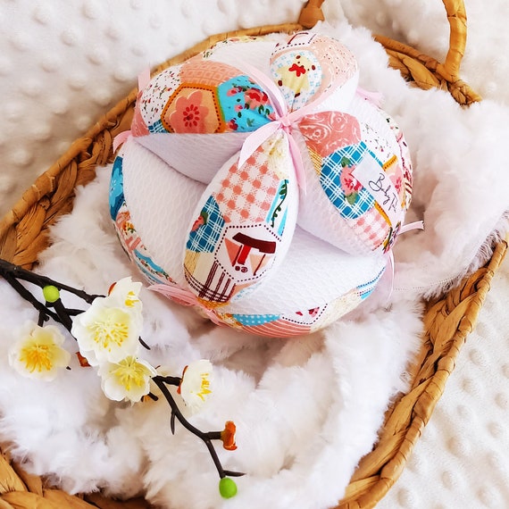 Montessori Ball Pink Puzzle Ball For Baby Girl Montessori Etsy