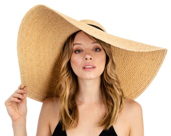 extra large brim sun hat