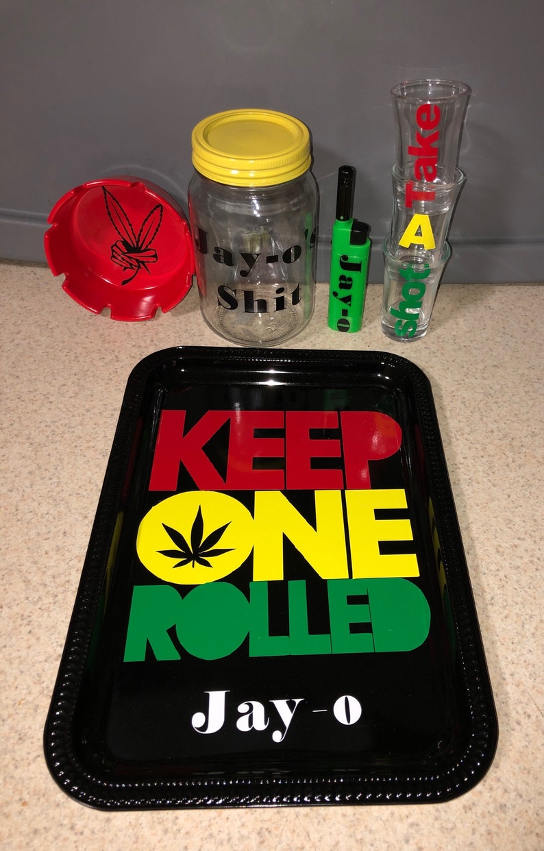 Customizable 4pc rolling tray sets Etsy Customizable 4pc rolling tray sets Etsy