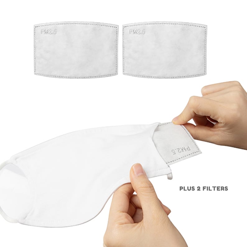 Face Masks and Covering Cute Piggy With Filters Etsy UK