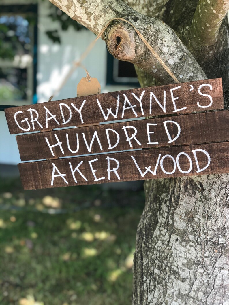 Hundred Acre Wood Sign Printable