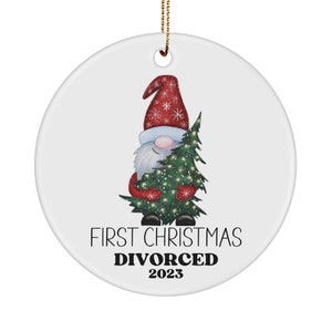 First christmas divorce ornament Clearance