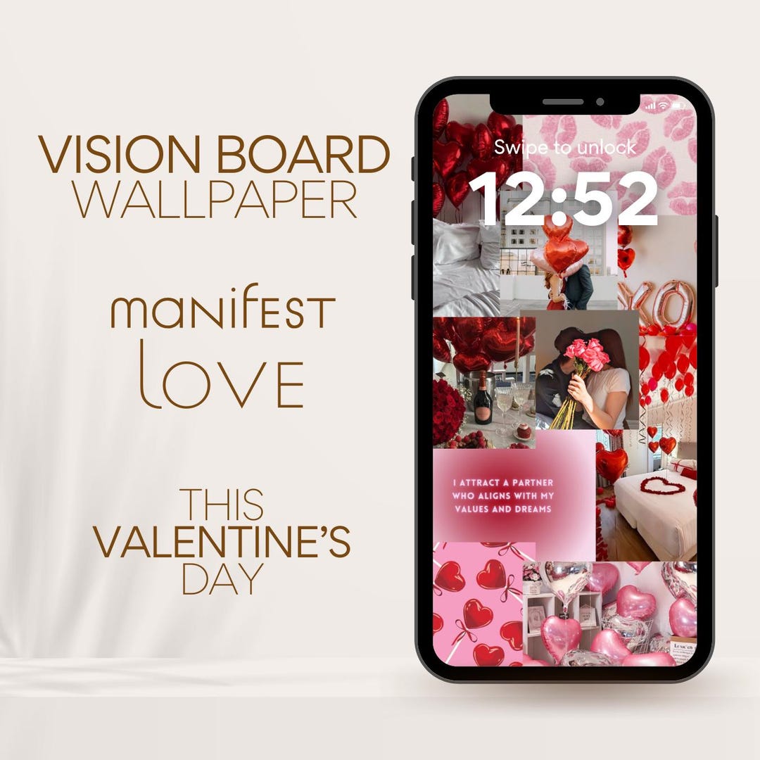 Manifest Love | Relationship Wallpaper | Phone Collage Wallpaper ...