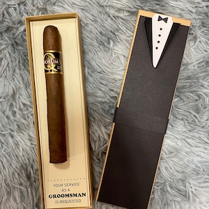 Groomsman Gift Box | Groomsman | Gifts for him | Gifts | Wedding | Bachelor | Groomsman Gift | Cigar | Officiant | Godfather | Groom