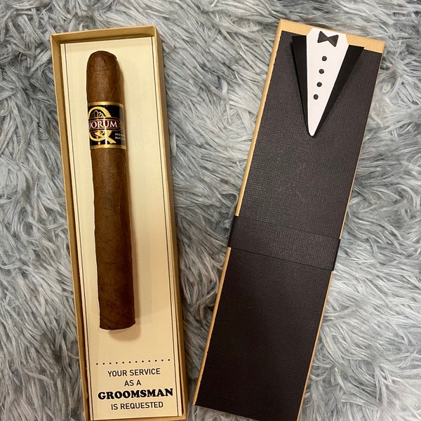 Groomsman Gift Box | Groomsman | Gifts for him | Gifts | Wedding | Bachelor | Groomsman Gift | Cigar | Officiant | Godfather | Groom