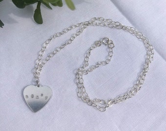 18" "honey" sterling silver chain necklace