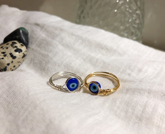 Evil eye ring etsy hot sale
