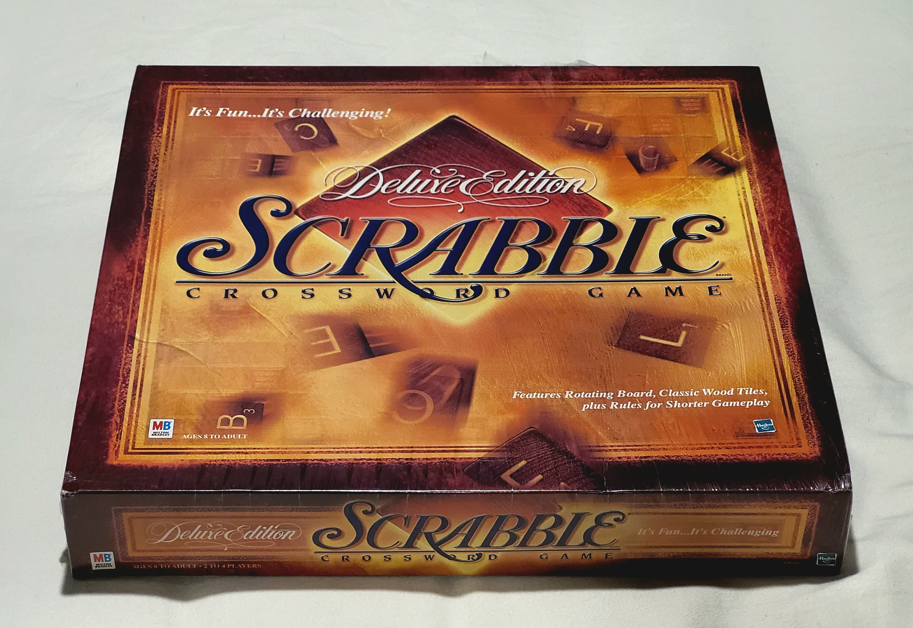 Deluxe Travel Scrabble Game - 1999 - Milton Bradley - Great