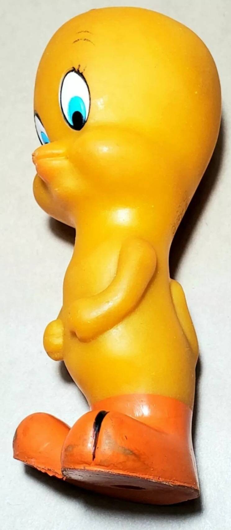 Vintage Collectible Tweety Bird Rubber Squeaky Toy Warner Etsy