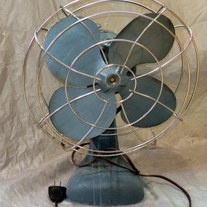 Vintage 1930s Cast Iron Metal Cage Fan Rotor Decorative For Parts Or Repair