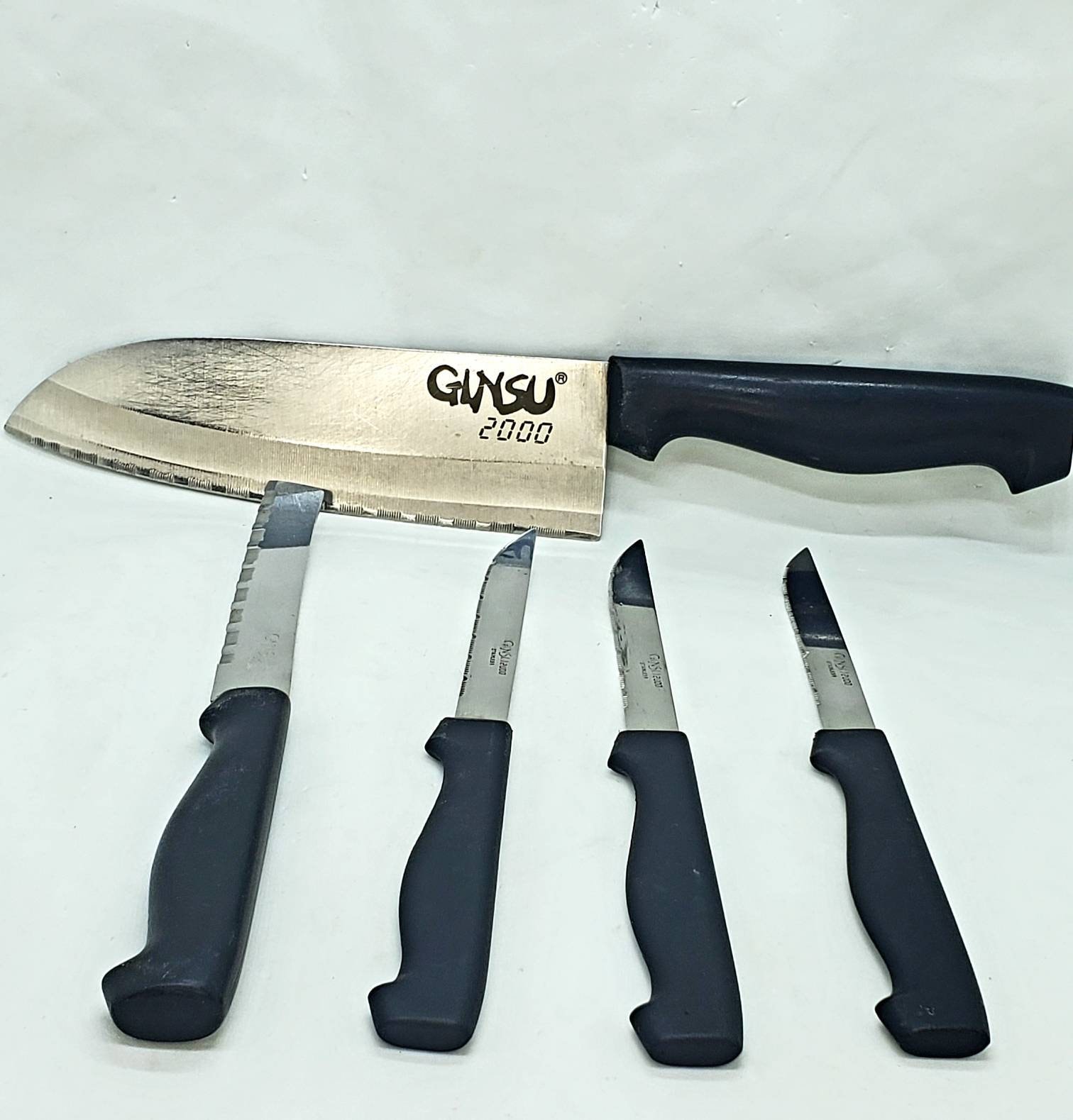 Stainless Steel Ginsu 4 Piece Knife Set