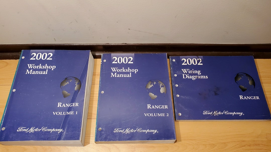 2002 Ford Ranger Vol 1&2 Workshop Manuals and Electrical - Etsy
