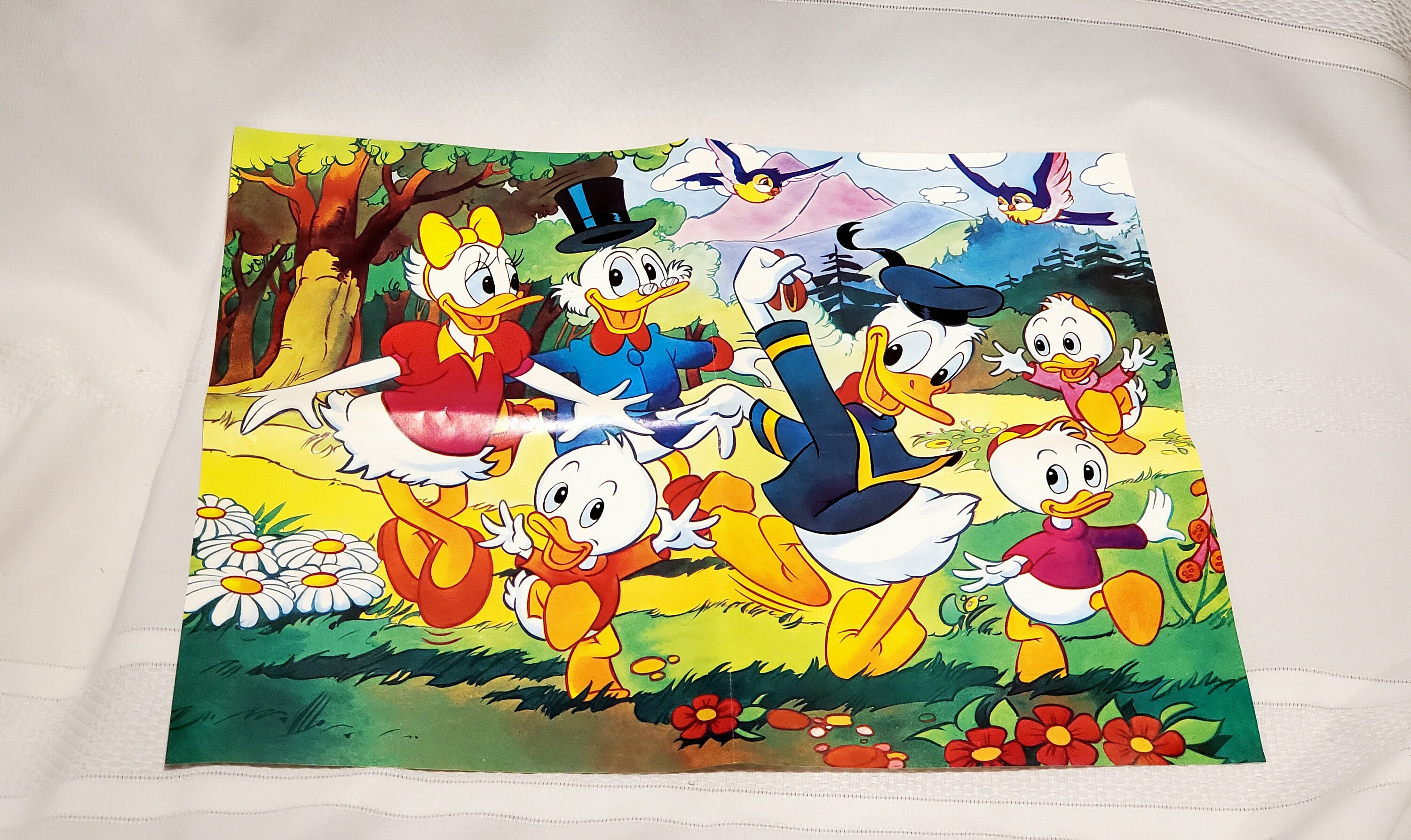 DONALD DUCK ★ ヴィンテージ　パズル　ウォルトディズニー Vintage Walt Disney Donald Duck 100 piece Puzzle by Whitman
