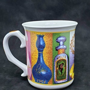 Vintage Avon Mug Commemorative California Perfume Bottles 1998