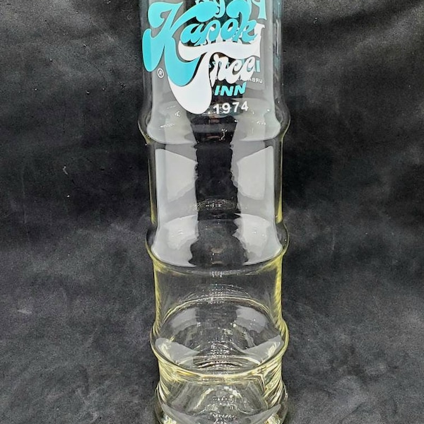 Vintage Peter Pan Kapok Tree Inns Florida Cocktail Drink Souvenir Glass 1974