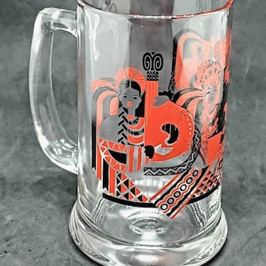 Vintage Dominion Flamenco Dancers Mug Stein 12 Oz. Barware