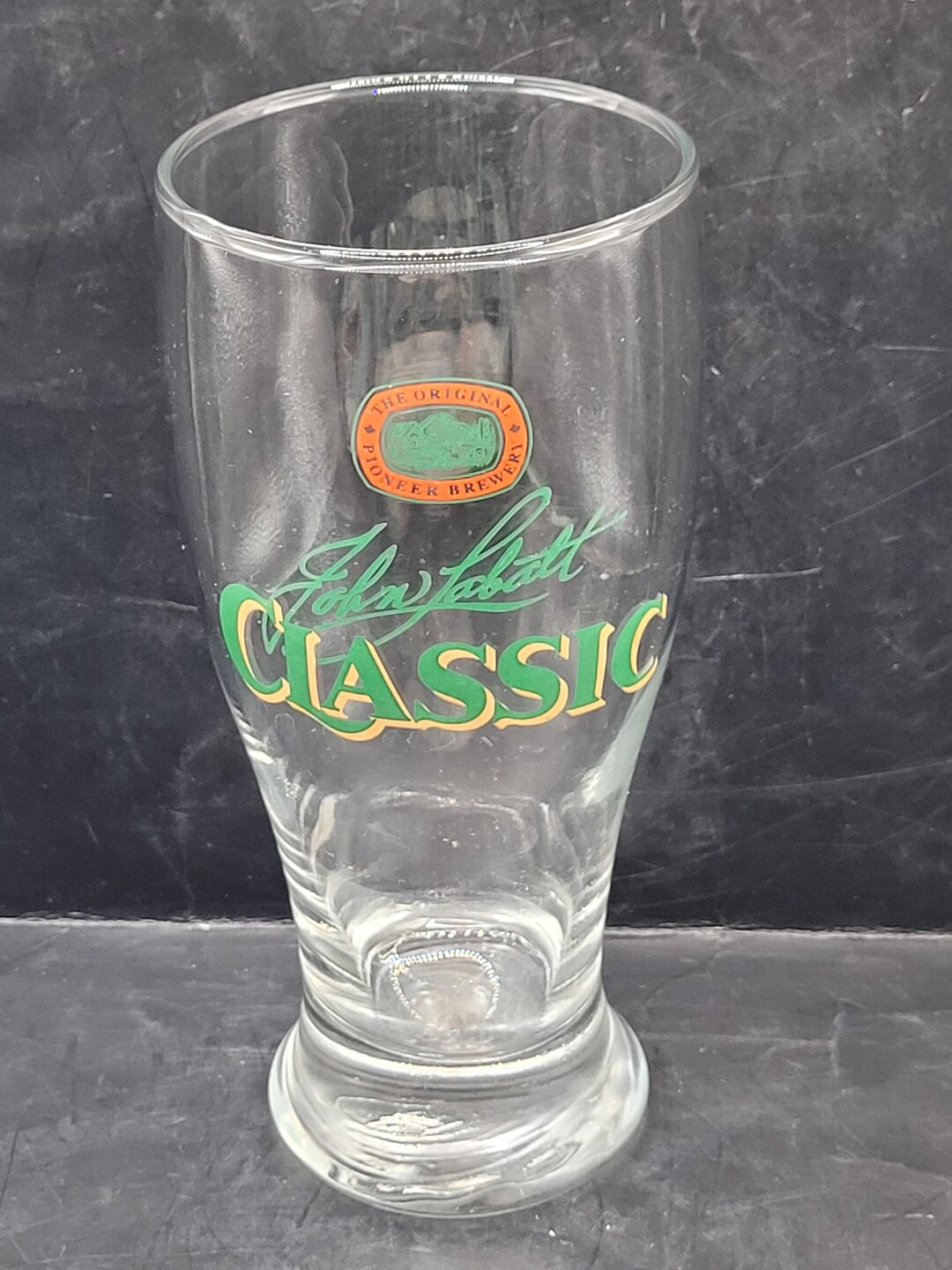 Vintage John Labatt Classic Beer Glass Libbey Pilsner Bar Pub Brewery 7 ...