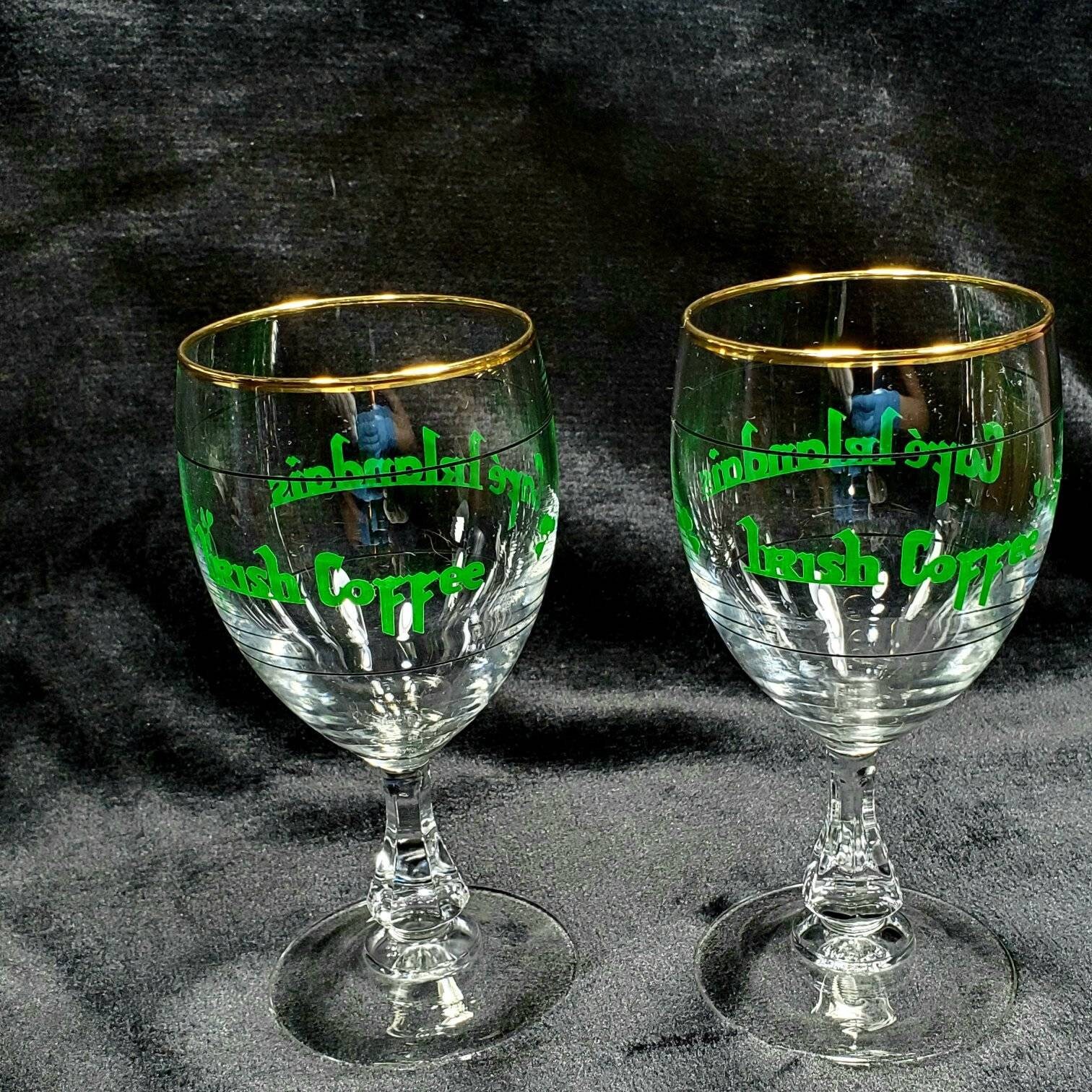 Goed Tram Wafel Set of 2 Vintage Collectible 6 Oz. Lucky Clover Irish Coffee - Etsy