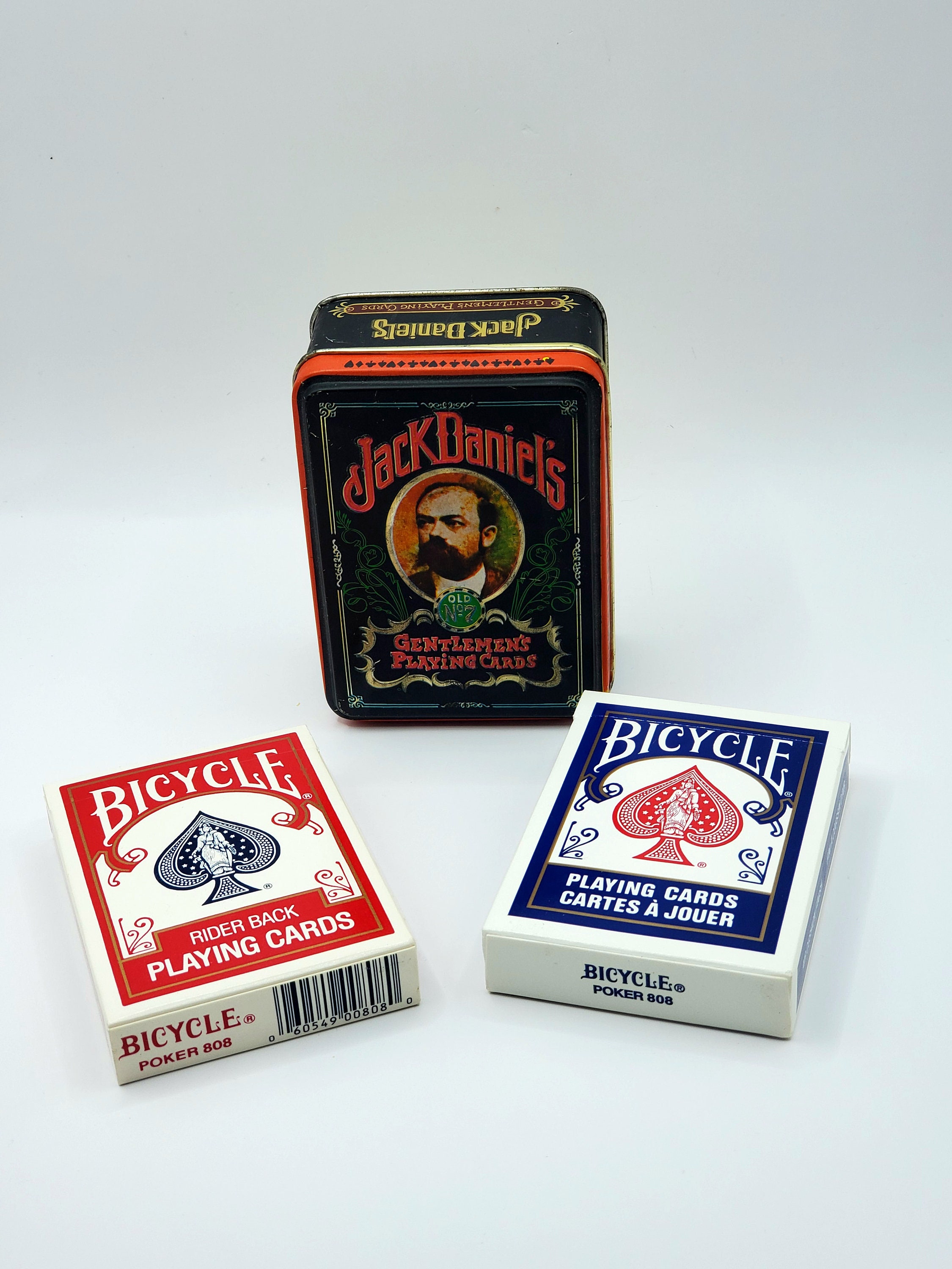 Vintage Jack Daniels Old No 7 Gentleman s Playing Cards Tin Plus 2 Bicycle Cards Etsy Australia