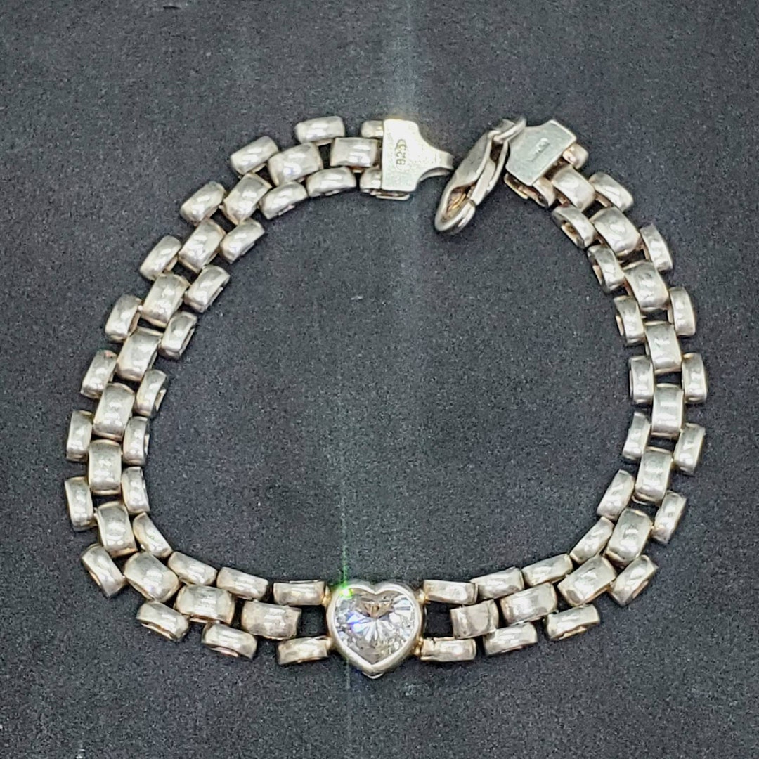 Collana Silver Mountain: pendente in ottone placcato rodio