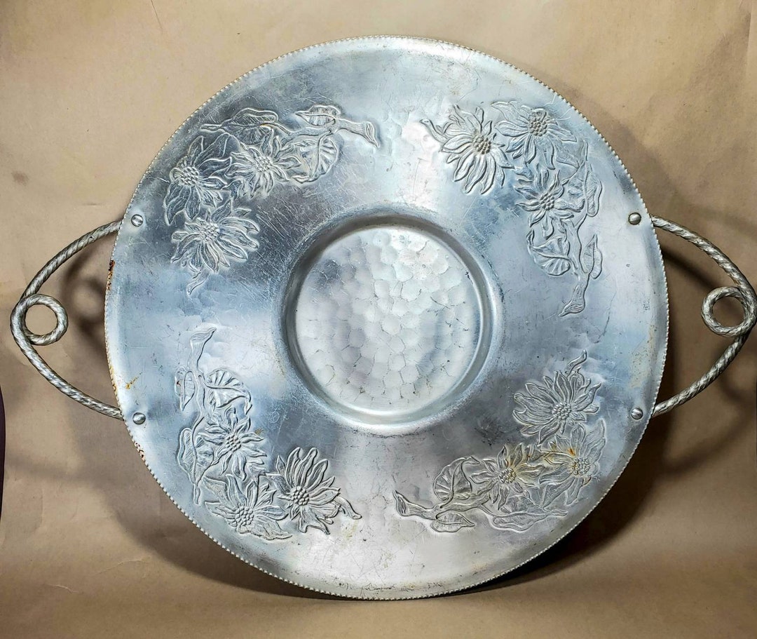 Vintage Hammercraft Hammered Aluminum Tray Made in Canada Etsy UK