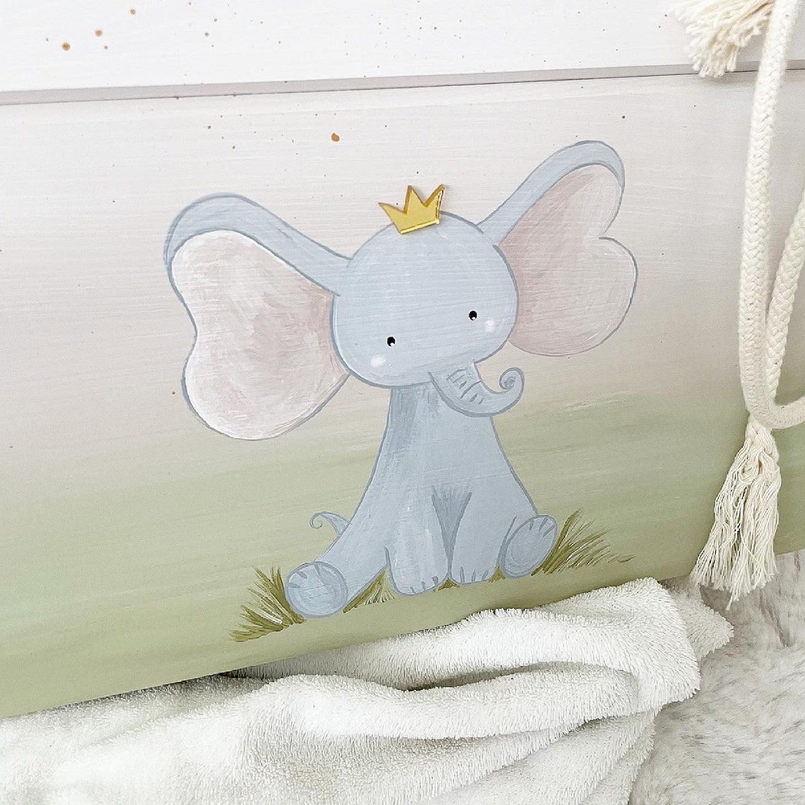 Box Elephant 3D Toy Box Wooden Box Memory Box Birth and Etsy