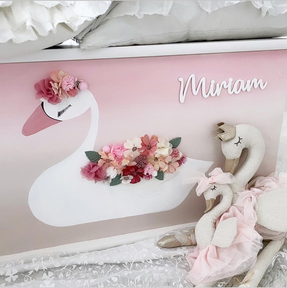 Swan cheap toy box