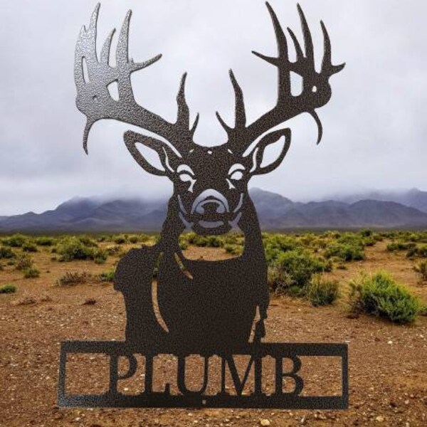 Buck Family Sign Etsy