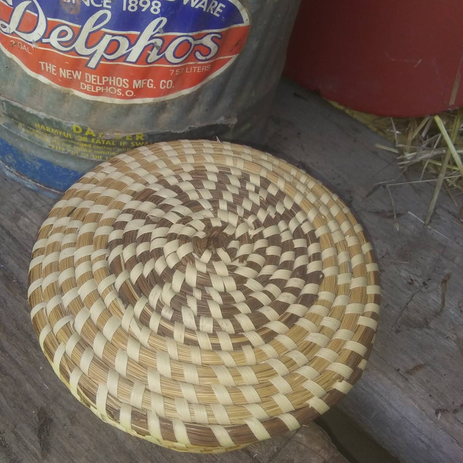 Sweetgrass basket Charleston SC woven basket covered basket Etsy