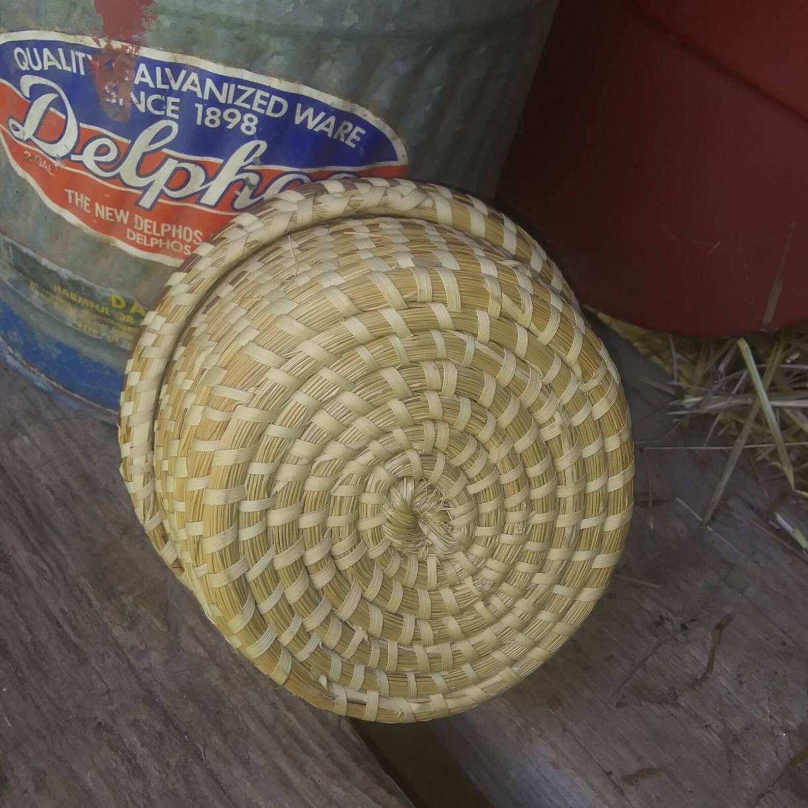 Sweetgrass basket Charleston SC woven basket covered basket Etsy