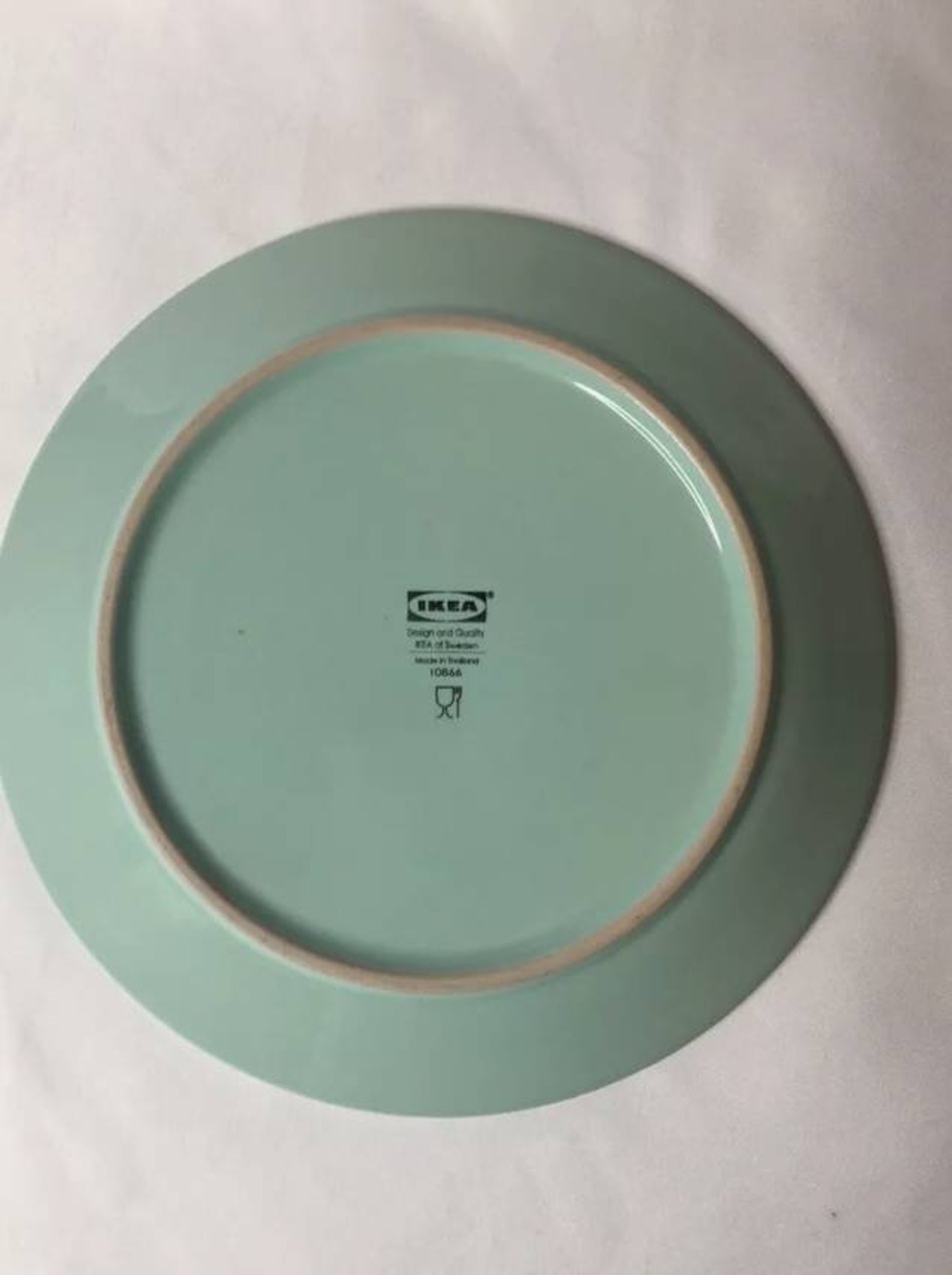 Ikea.10866 strrosa salad plate seafoam mint pale green vintage Etsy