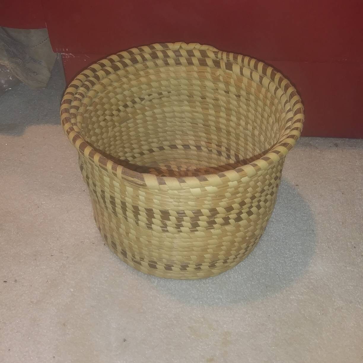 Sweetgrass old basket vintage Charleston SC woven basket Etsy