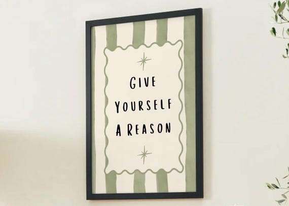 Give Yourself A Reason-Noah Kahan Print (Digital Download)